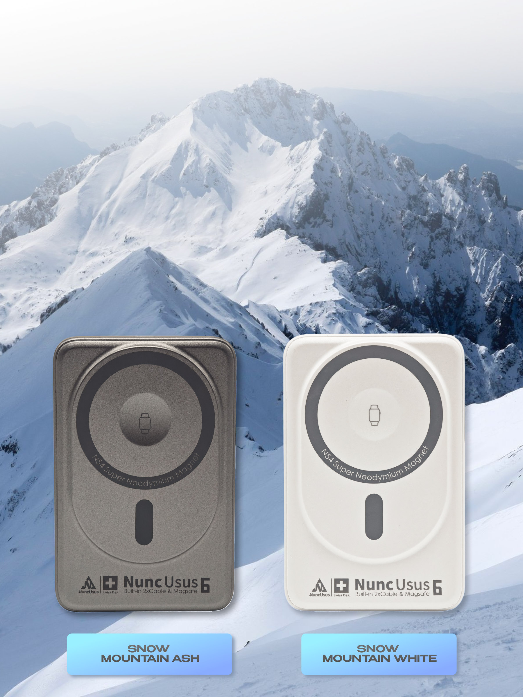 nuncusus nu61 black 6N1 power bank